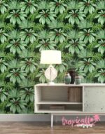 Banana Leaf Wallpaper: Floral Watercolor  Wall Decal