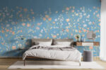 Blue Chinoiserie  Wallpaper: Birds & Flowers - Image 2