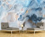 Blue Marble Wallpaper   Mural - Image 3