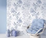Blue, White Chinoiserie Wallpaper - Image 2