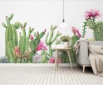 Cactus Wallpaper Mural  Nursery Wall Decor - Image 4