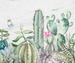 Cactus Nursery Wallpaper Mural  Plant Wall Art - Image 4