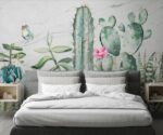 Cactus Nursery Wallpaper Mural  Plant Wall Art - Image 2