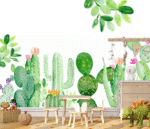 Cactus Wallpaper Mural