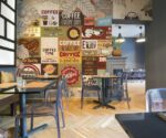 Cafe Shop Coffee Wallpaper Customizable  Wall Mural - Image 4