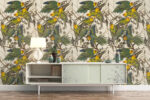 Carolina Parrot Wallpaper: Audubon Bird Print,  Mural - Image 2