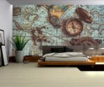 Compass World Map Wallpaper - Image 3
