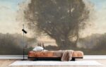 Corot Impressionist Landscape Wallpaper Mural:  Decor - Image 3