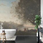 Corot Impressionist Landscape Wallpaper Mural:  Decor