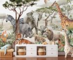 Jungle Safari Animals Wallpaper