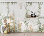 Safari Animals on Hammock Children's Room Wall Art - Image 2