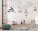 Sweet Animals Wallpaper Kids Room Mural Art