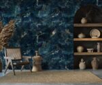 Dark Blue Marble Wallpaper  Stone Wall Mural - Image 4