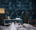 Dark Blue Marble Wallpaper  Stone Wall Mural - Image 2