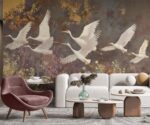 Dark Chinoiserie Wallpaper Mural - Image 3