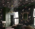 Dark Floral  Wallpaper Vintage Flower Wall Mural - Image 2