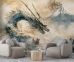 Dragon Chinoiserie Wallpaper - Image 3