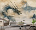 Dragon Chinoiserie Wallpaper - Image 2