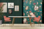 Elegant Floral Wallpaper Mural: Botanical Peel & Stick Wallpaper - Image 3