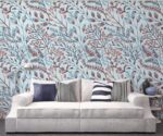 Elegant Floral Wallpaper  Watercolor Wall Mural - Image 3