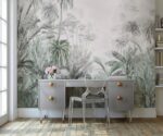 Tropical Palm Tree Wallpaper  Jungle Wall Mural - Image 3