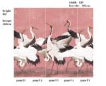 Elegant Japanese Crane Wallpaper Mural:  Chinoiserie Heron Print for Tropical Home Decor - Image 3