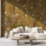 Elegant Vintage Chinoiserie  Wallpaper: Gold Birds & Botanical Mural for Home Decor - Image 2