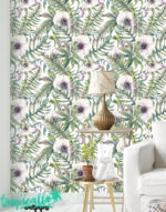 Exotic Floral  Wallpaper: Tropical Plant Wall Decor - Image 2