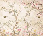 Floral Bird Tree Wall Mural Watercolor  Wallpaper - Image 3