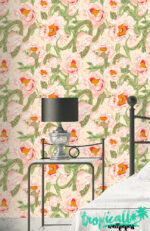 Floral Snake Wallpaper: Exotic  Wall Decal - Image 2