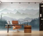 Forest Landscape Wallpaper Mural  Nursery Decor - Image 3