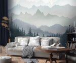 Forest Landscape Wallpaper Mural  Nursery Decor - Image 2
