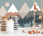 Forest Mountain Nursery Mural  Wallpaper - Image 3