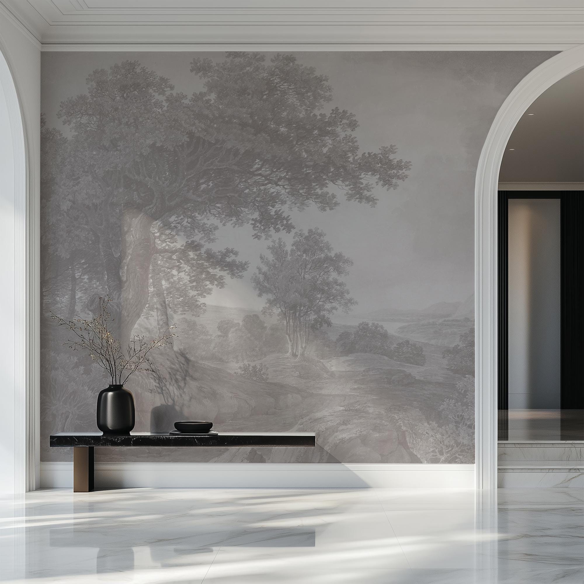 Forest Wallpaper - Removable Mural Wall Decor for Bedroom, Living Room, Nursery Forest Wallpaper - Removable Mural Wall Decor for Bedroom, Living Room, Nursery - Image 1