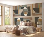Geometric Art Deco Wallpaper Mural Boho - Image 4