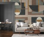 Geometric Art Deco Wallpaper Mural Boho - Image 2
