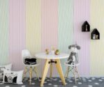 Geometric Lines  Wallpaper Scandinavian Nursery Mural - Image 3