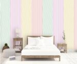 Geometric Lines  Wallpaper Scandinavian Nursery Mural - Image 2