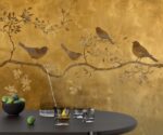 Gold Chinoiserie Wallpaper - Image 3
