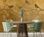 Gold Chinoiserie Wallpaper - Image 2