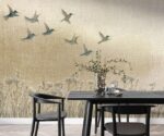 Gold Chinoiserie Wallpaper