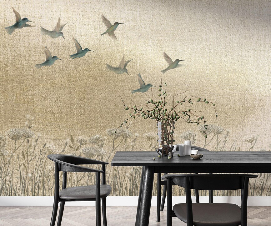 Gold Chinoiserie Wallpaper Gold Chinoiserie Wallpaper - Image 1