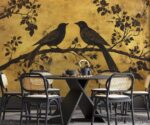 Gold Chinoiserie Wallpaper - Image 3