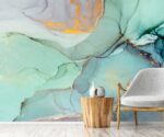 Green Marble  Wallpaper Abstract Wall Mural - Image 2
