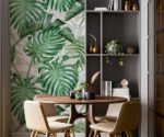 Green Palm Leaves Tropical Wallpaper Mural - Image 2