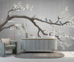 Grey Chinoiserie Wallpaper - Image 2