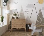 Mountains Wallpaper Mural Children's Room Decor - Image 2