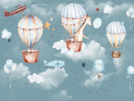 Hot Air Balloon Nursery Wallpaper - Image 2