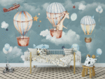 Hot Air Balloon Nursery Wallpaper - Image 4