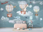 Hot Air Balloon Nursery Wallpaper - Image 3